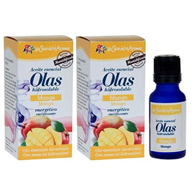 La Casa Aromas Aceite aromático Concentrado 15 ml para Humidificador o Difusor de Aroma (Mango, Pack de 2)