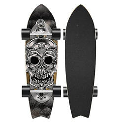 Skateboards para Principiantes, CX4 Street Surfing Surfskate Tiburón Ataque Longboard Skateboard autopropulsado, 76 * 22 cm, diseño Inspirado en Surf, precio