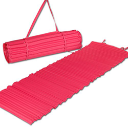 JEMIDI – Esterilla de playa acolchada de espuma, 60 x 180 cm, con o sin almohada, Rot Uni ohne Kissen precio