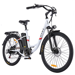 VIVI Bicicleta Electrica E-Bike 26", Urbana Bici Electrica para Adultos Unisex, Motor 350 W, Batería de Litio Extraíble 36V 8Ah, Velocidad máxima 25 k en oferta