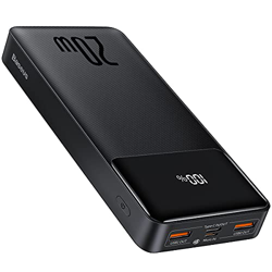 Baseus Batería Externa, PD 20W de Carga Rápida 20000mAh USB C Power Bank Pantalla LED de Cargador Portatil iPhone Compatible con iPhone 12 Pro MAX Min características