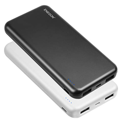 ENEGON - Batería portátil de 2 Unidades, 10000 mAh, Cargador de teléfono con Entrada USB C y Salida Dual USB para iPhone, iPad, Galaxy S9, tabletas y  en oferta