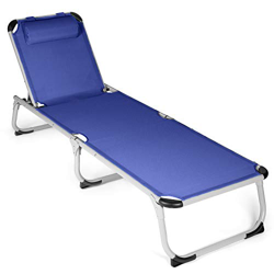 Park Alley PA-5210 Tumbona con cojín, Azul en oferta