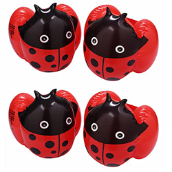 Wenlia Brazaletes inflables flotantes para niños, bandas de natación de mariquita, bandas de flotador, mangas de anillos de natación precio