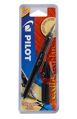 PILOT FCDBBB - Pluma estilográfica extra grande+Cartucho de Tinta Negro 1.00mm, color azul