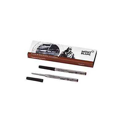 Montblanc Refill BP M 116273 St. Exupery - 2 paquetes de 1 unidad, color negro
