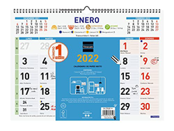 Finocam - Calendario 2022 L - 430x310 mm Color de Pared Mixto Español características