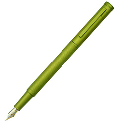 Juego de Bolígrafo Bosque Amarillo Mostaza de Plumilla Fina de Diseño Clásico con Convertidor y Estuche Metálico de Hongdian características