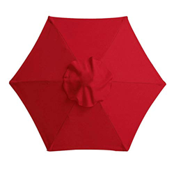 POHOVE Parasol de repuesto para sombrilla de patio, para mesa de mercado, a prueba de agua, para exteriores, jardín, patio, playa características