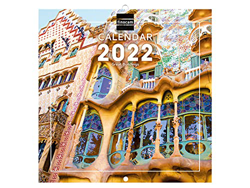 Finocam - Calendario 2022, 18X18 - 180x180 mm Imágenes de Pared Internacional Buildings Internacional precio