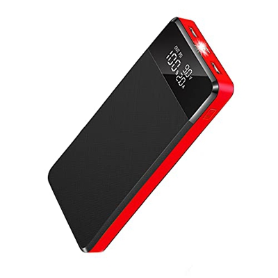 Power Bank 26800mAh,Carga Rápida Bateria Externa con 5 Puerto,2 USB con PD18W/QC3.0,Cargador Portátil Móvil Ultra Alta Capacidad con Pantalla LCD,Banc