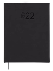 Finocam - Agenda 2022 Semana Vista Vertical, de Enero 2022 a Diciembre 2022 (12 meses) Y12-210x270 mm Dynamic Milano Negro Español características