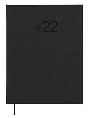 Finocam - Agenda 2022 Semana Vista Vertical, de Enero 2022 a Diciembre 2022 (12 meses) Y12-210x270 mm Dynamic Milano Negro Español