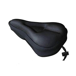 Sillín de Bicicleta Asiento de Bicicleta Asiento transpirable bicicletas cubierta sillín del amortiguador, 3D gel ergonómico Pad for mujeres de los ho en oferta
