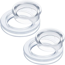 2 Pulgadas Set de Anillo y Tapa de Agujero de Sombrillas de Mesa Juego de Tapón y Tapa de Anillo de Agujero de Paraguas Más Grueso de Silicona para Pa en oferta
