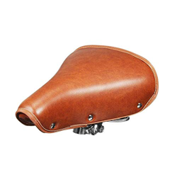 Sillín de Bicicleta Asiento de Bicicleta Brown bicicletas del asiento trasero de MTB de la PU de cuero suave del amortiguador Parrilla trasera del asi características