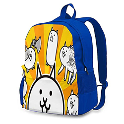 Mochilas World Of Battle Cats - Mochila para ordenador portátil (impermeable, grande, para hombres y mujeres, viajes, trabajo, compras disponibles) características