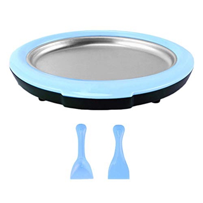 Cipliko Heladera Instantánea Heladera De Yogur Sorbete Heladería Casera, Bandeja para Hacer Helados Fritos Heladera Enrollada Casera