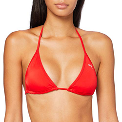 PUMA Women's Triangle Bikini Top, Rojo, M para Mujer características