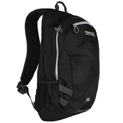 Regatta Brize Ii - Mochila acolchada unisex, Unisex, Mochila, EU152 04B000, Negro/Acero Claro, 20 Litros características