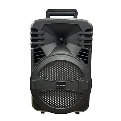 Altavoz Bluetooth Grande de Inalámbrico con Karaoke 8" 1000 Watt |Sintonizador Radio FM, Batería Interna de 1800mah, Potente Altavoz Y Puerto USB (JBK