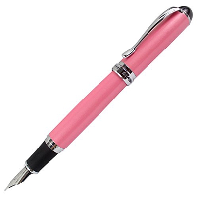 Gullor Jinhao X750 pluma estilográfica Punta de acero inoxidable de 18KGP - rosa
