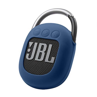 WERICO Funda de Silicona Protectora para JBL Clip 4 Altavoz inalámbrico con Bluetooth, Resistente al Agua (Azul)