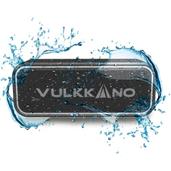 VULKKANO Blast+ Altavoz Bluetooth Potente 40W, Altavoz Portátil Impermeable IP67, Bluetooth 5.0, Sonido estéreo HiFi con Micrófono, Diseño Sólido y Ul características
