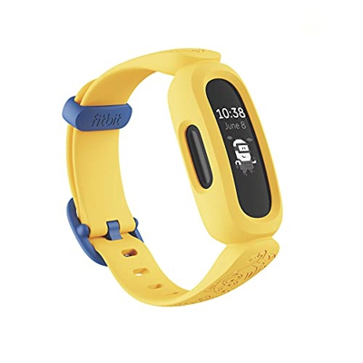 Fitbit Ace 3 Activity Tracker, Unisex-Youth, Negro/Amarillo (Minions), One Size