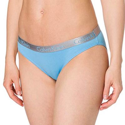 Calvin Klein Bikini Ropa Interior, Cielo Alto, M para Mujer