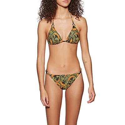 O'Neill Pw Capri Bondey Fixed Set, Bikini para Mujer, Multicolor (2960 Yellow AOP W/Green), 40