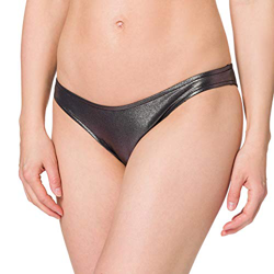 Calvin Klein Modern Bikini-Metallic Juego, Plata, L para Mujer en oferta