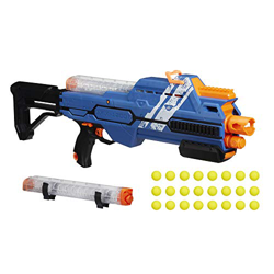 Nerf Hypnos XIX-1200 azul y bolas de espuma Rival Oficiales, E2901FR0, en oferta