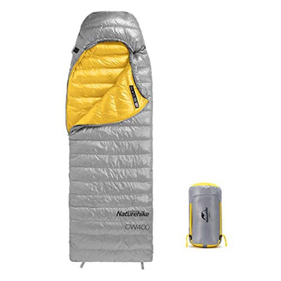 Naturehike Saco de Dormir de plumón 750FP,Pequeño tamaño y Ultraligero 930g Saco de Dormir Momia,Unisex para Adultos,Impermeable,Compacto,cálido y Lig