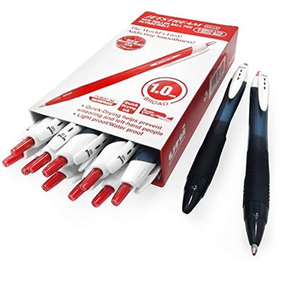 Uni-Ball Jetstream Deportiva Sxn-150s Retráctil Bolígrafo - 1.0mm - Rojo - Paquete de 12
