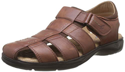 Fluchos | Sandalia de Hombre | Dozer F0533 Salvate Libano | Sandalia de Piel | Cierre con Velcro | Piso PU precio