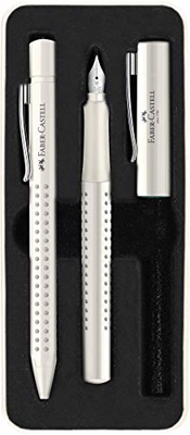 Faber-Castell 201527 - Set estilog. M y bolígrafo m. Leche de coco.