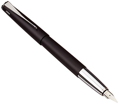 Lamy Studio - Pluma estilográfica (plumín fino), color negro