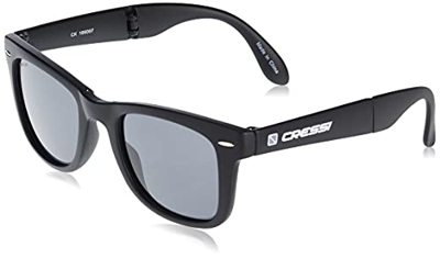 Cressi Taska Gafas Plegables, Unisex Adulto, Negro/Gris Oscuro, Talla Única
