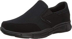 Skechers Equalizer-Persistent, Zapatillas sin Cordones Hombre, Negro (BBK Black Mesh/Duraleather/Trim), 41 EU características