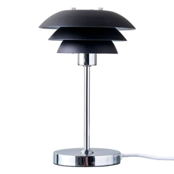 Dyberg Larsen DL16 lámpara de mesa, Ø 16 cm, negro en oferta