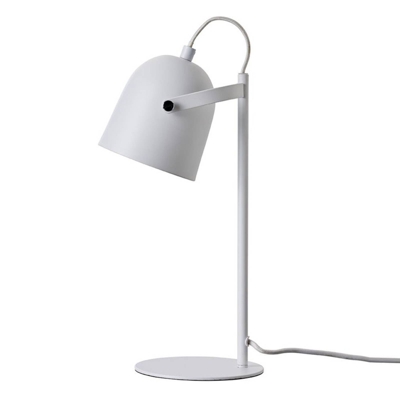 Dyberg Larsen Oslo lámpara de mesa, metal, blanco