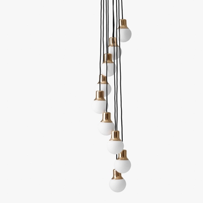 &Tradition Mass Light NA6 lámpara colgante 9 latón