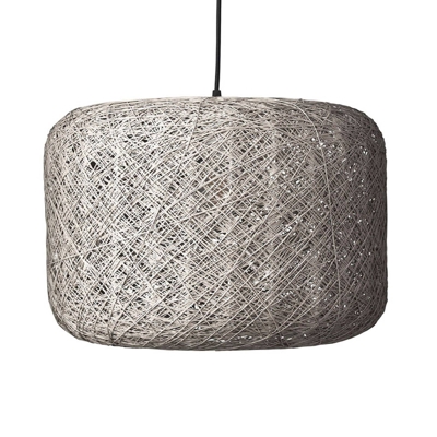 Dyberg Larsen Spin L lámpara colgante gris, Ø 45cm