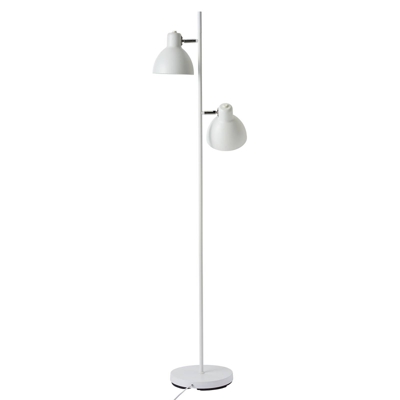 Dyberg Larsen Skagen 2 lámpara pie 2 luces blanco