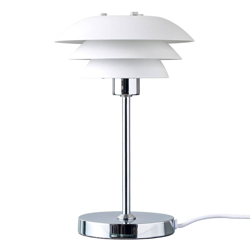 Dyberg Larsen DL16 lámpara de mesa, Ø 16 cm blanco en oferta