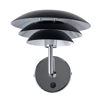 Dyberg Larsen DL20 aplique metal 20cm negro