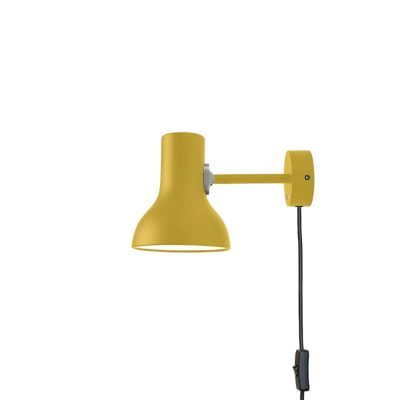 Anglepoise Type 75 Mini aplique enchufe amarillo