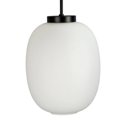 Dyberg Larsen DL39 colgante 25cm blanco opal/negro características