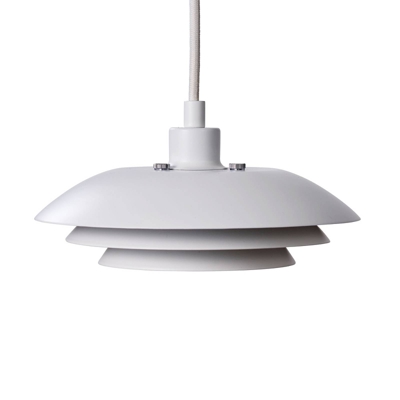 Dyberg Larsen DL20 lámpara colgante Ø 20 cm blanco